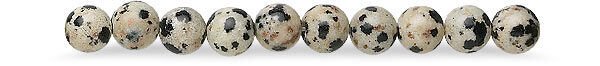 Dalmatian Jasper Gemstone Beads
